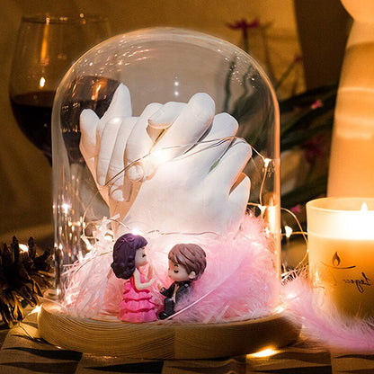 Couple Handcasting kit with Glass Dome