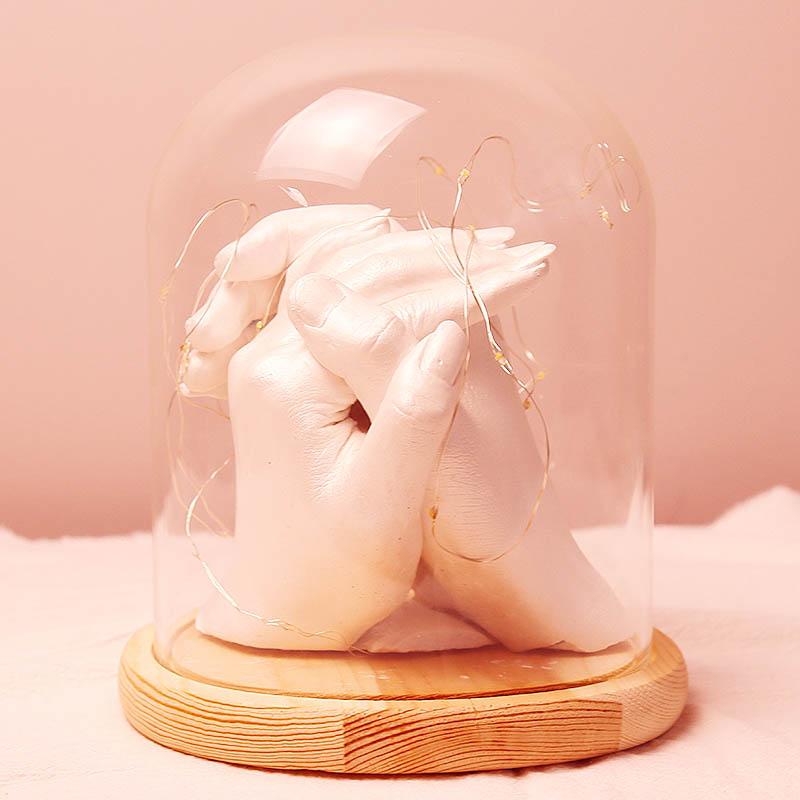 Couple Handcasting kit with Glass Dome