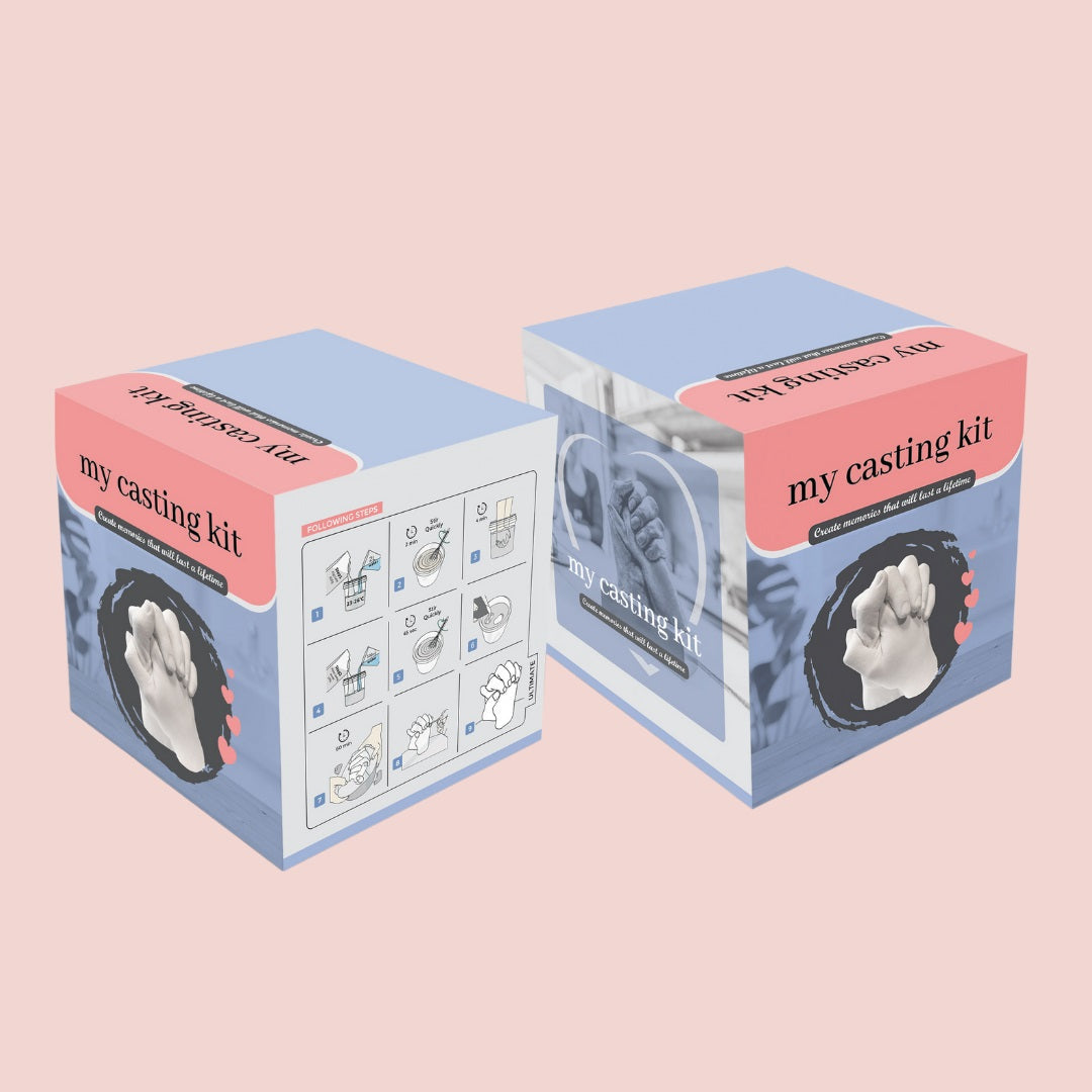 Couple Handcasting kit with Glass Dome